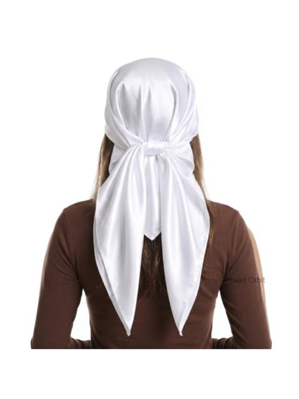 Silk Satin Square Scarf Neck Head Hair Wrap 35.4 Inch